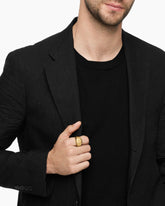 Streamline® Signet Ring in 18K Yellow Gold, 17mm